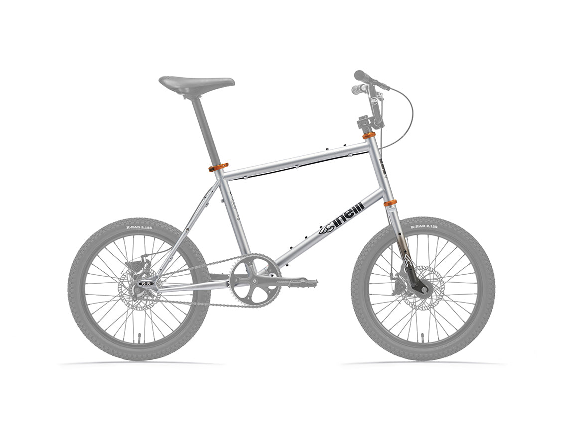 Cinelli Tutto Mini Sølv Bootleg Rammesæt