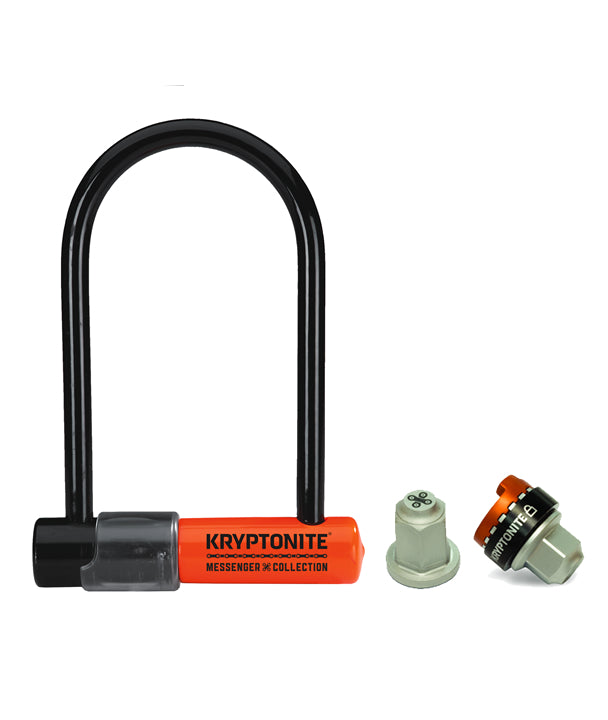 Kryptonite Messenger Mini + WheelNutz kombipakke