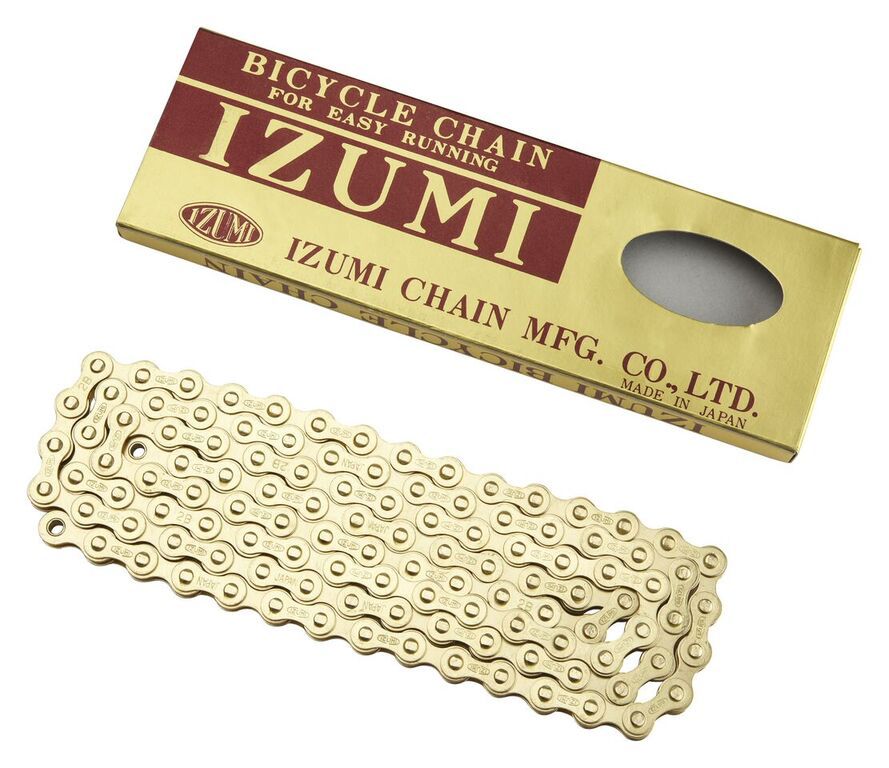 Izumi Kæder ES410GP 1/2 x 1/8" Guld Track Fast Kæde