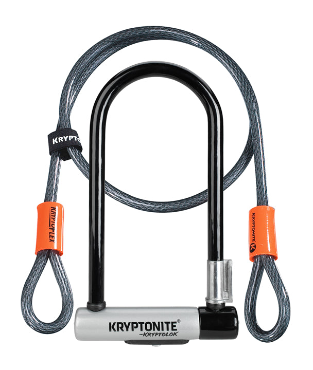 Kryptonite New-U Kryptolok Standard med 4' fleksibel kabel