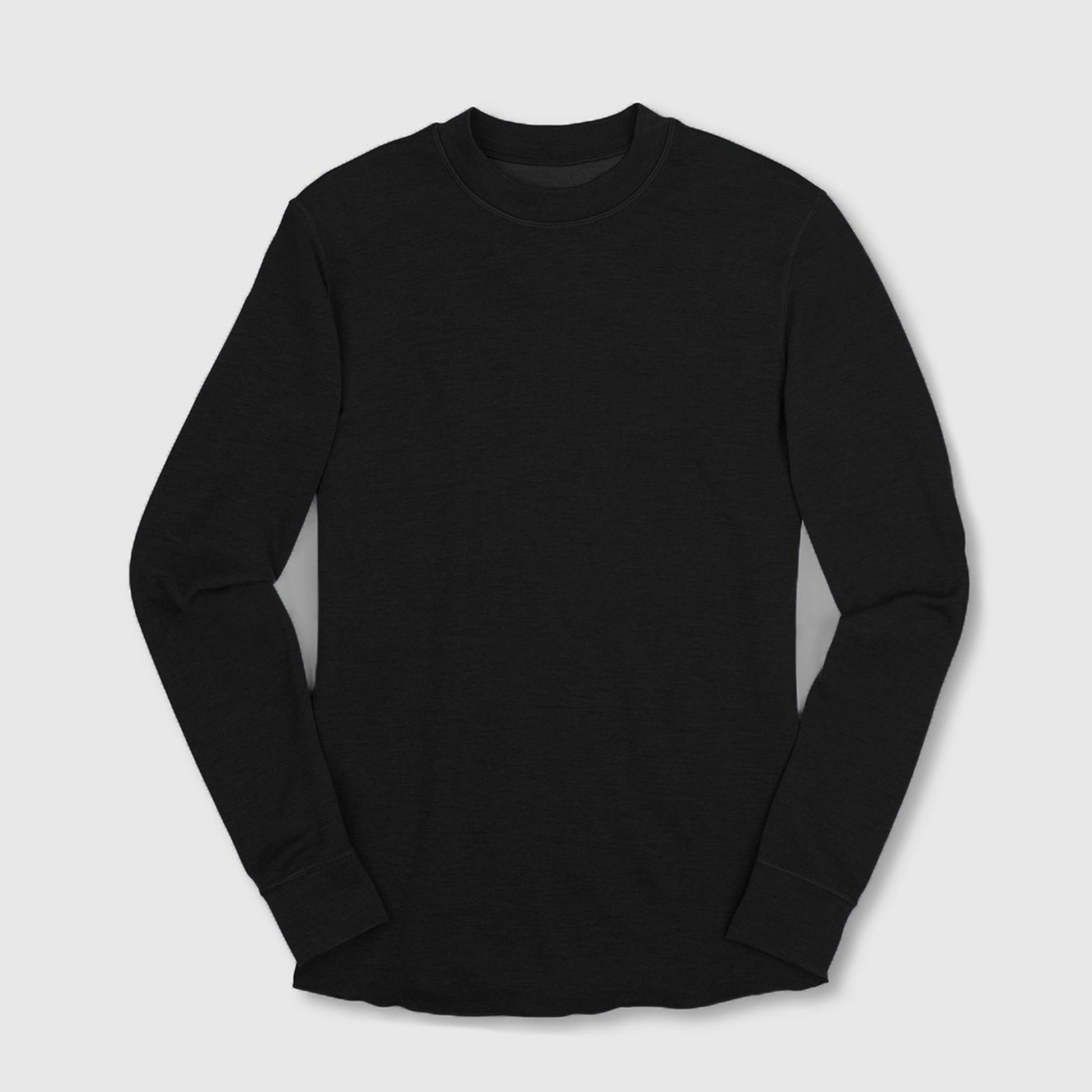 Chrome Merino Uld Crewneck Langærmet Shirt