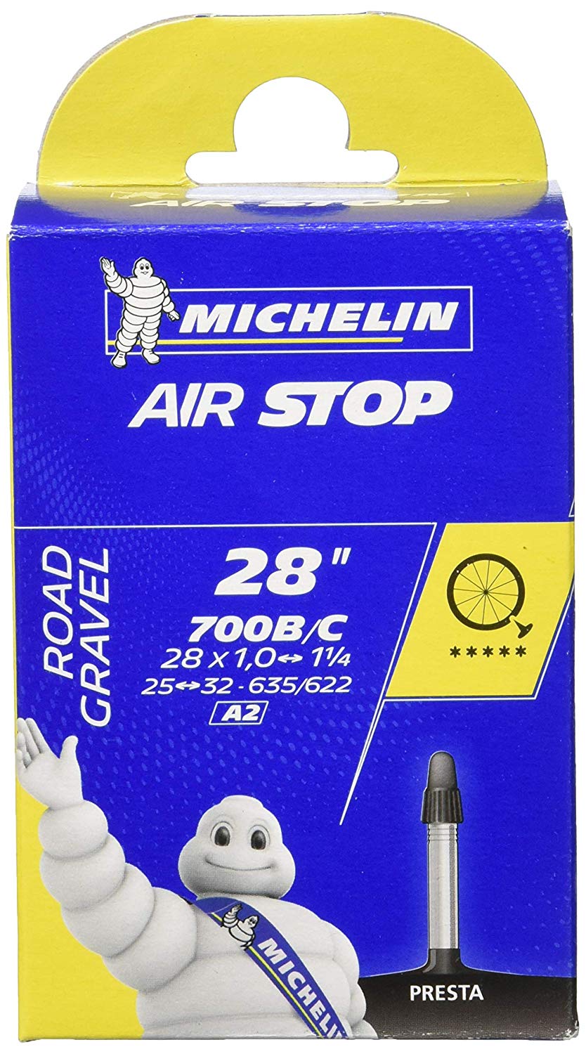 Michelin Airstop Cyclocross Slange 622 / 700c x 25-32mm, 40mm Presta