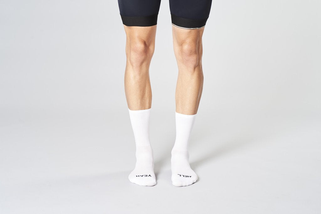 FINGERSCROSSED #666 Hell Yeah 1.0 Hvide Cykelstrømper