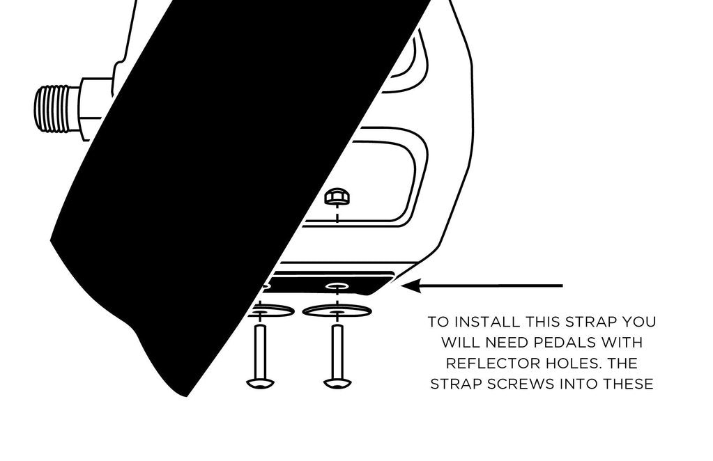 Restrap Diagonal Pedalremme