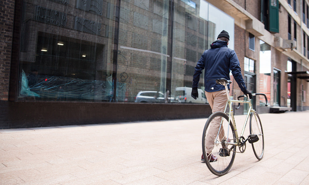 PEdALED Discovery Shell Cykeljakke Blå
