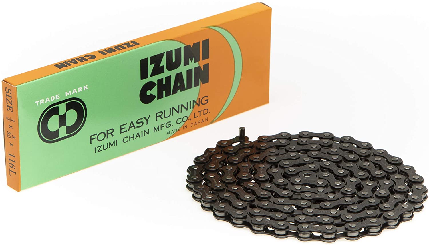 Izumi ES410C Pin Connect 5/6 Gear Kæde 1/2 x 3/32, 116 Led