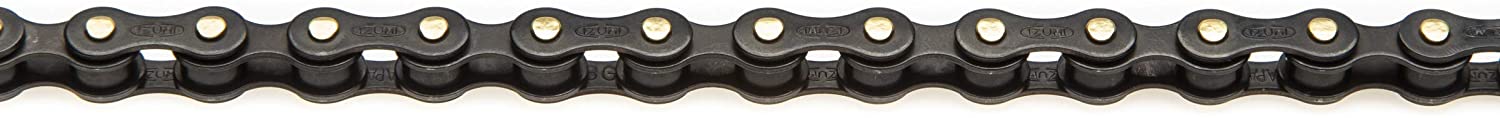 Izumi Jet Black Track Kæde Sort 1/2 x 1/8"