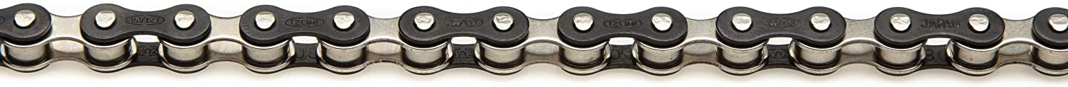 Izumi Jet Black Track Kæde Sølv 1/2 x 3/32"