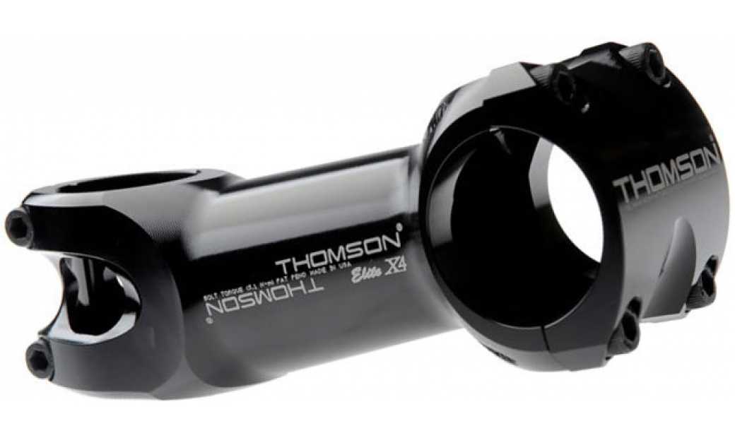Thomson Elite X4 Styrfrem Sort 1-1/8 10° 100mm 31,8mm