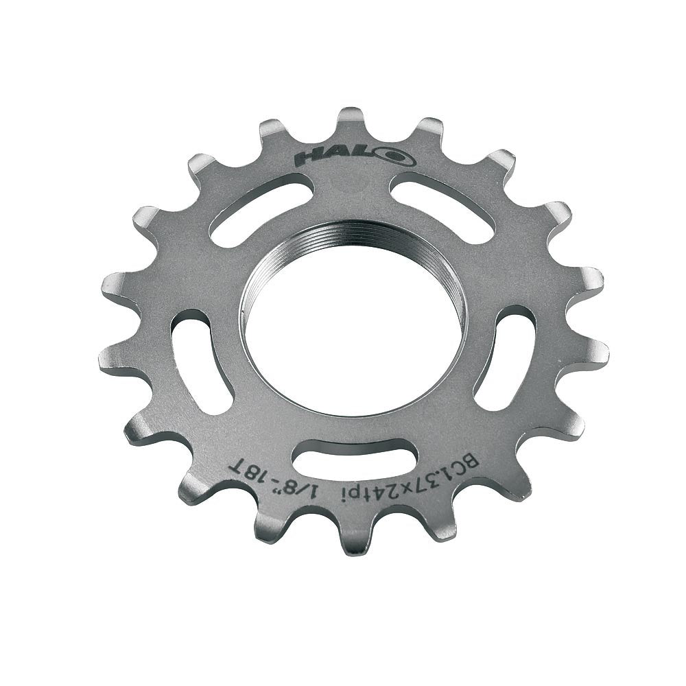 Halo Trackdrev 1/2x1/8" Sølv 18T