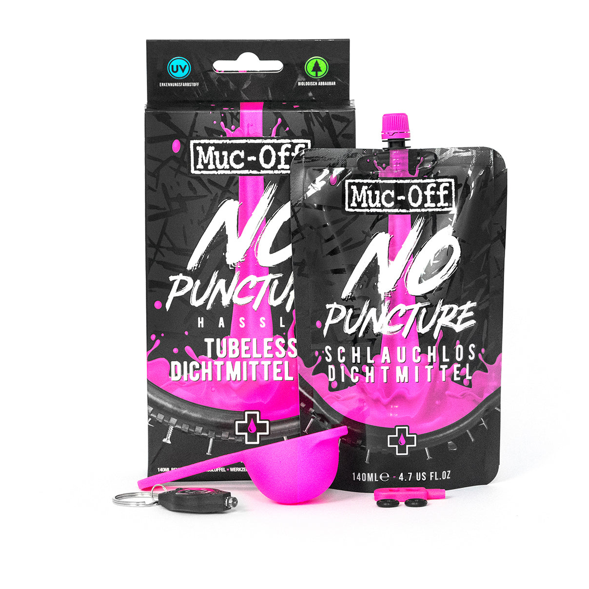 Muc-Off No Puncture Hassle Tubeless Tætning Kit 140 ml