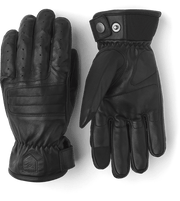 Hestra Velo Læder - 5 Finger Læderhandsker Sort
