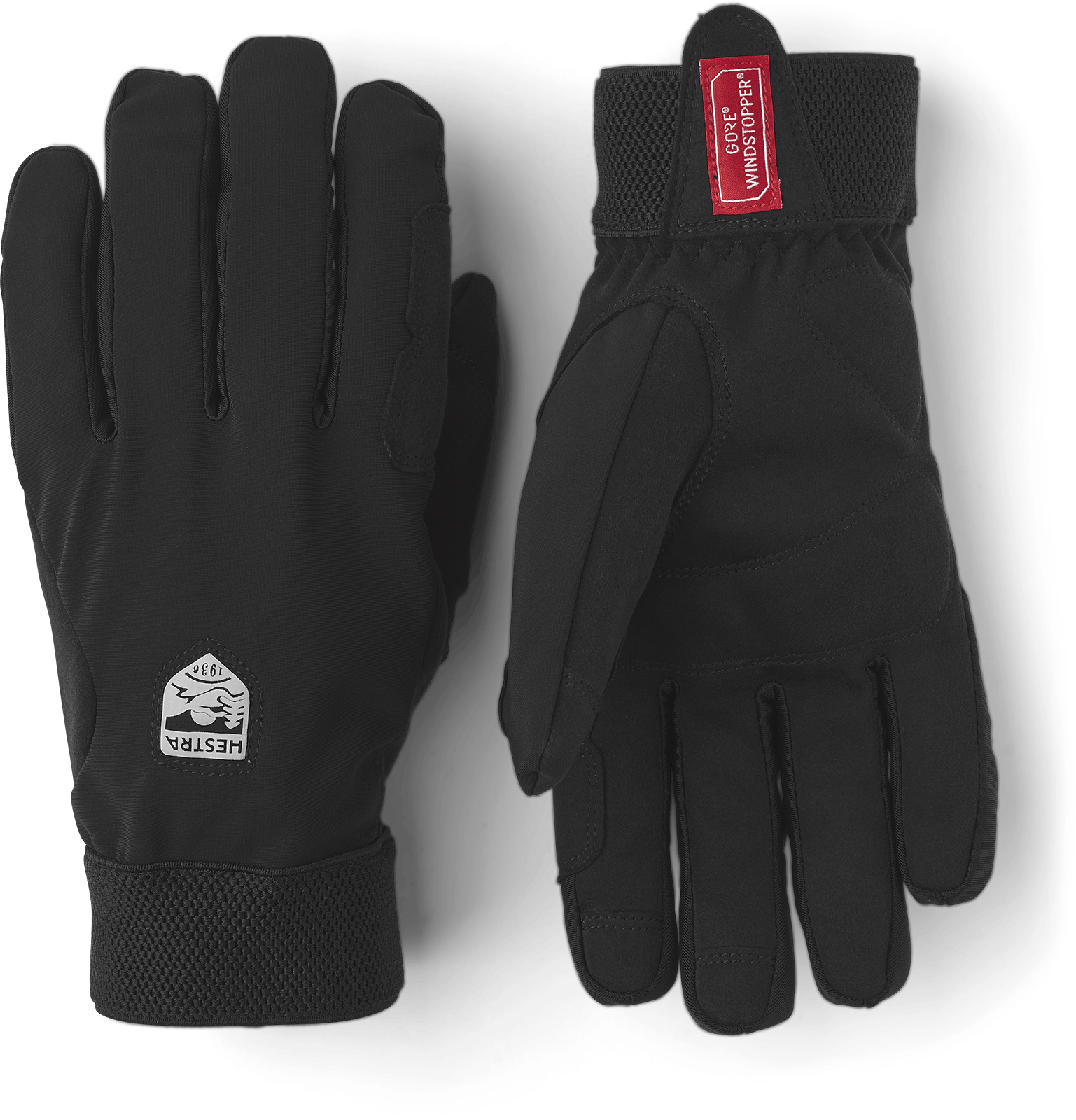 Hestra Windstopper Tracker - 5 Fingre / Sort 11