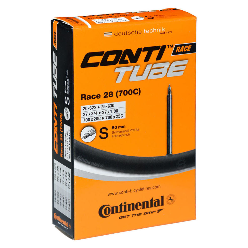 Continental Race 28 (700c) 20-25 mm (622-630), Presta 80 mm slange inderrør