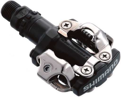 Shimano PD-M520 SPD-pedaler Sort