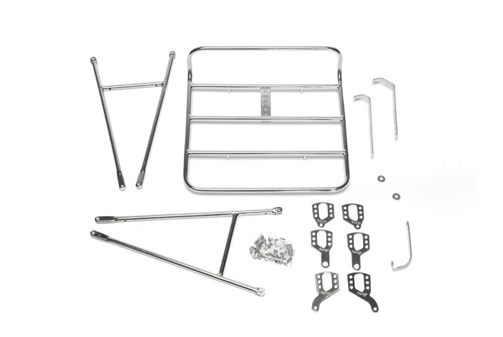 Pelago Commuter Front Rack Aluminium Sort - Large