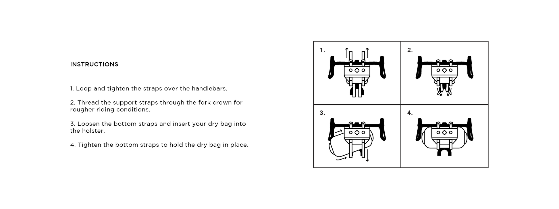 Restrap CarryEverything Styrtaske 17L Sort/Sort