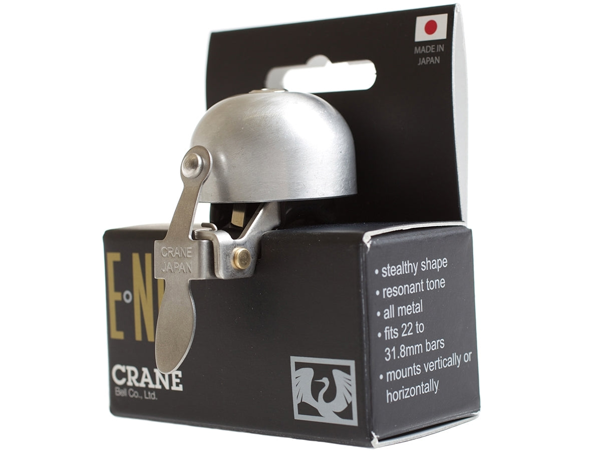 Crane E-ne Ringeklokke Satin Sølv