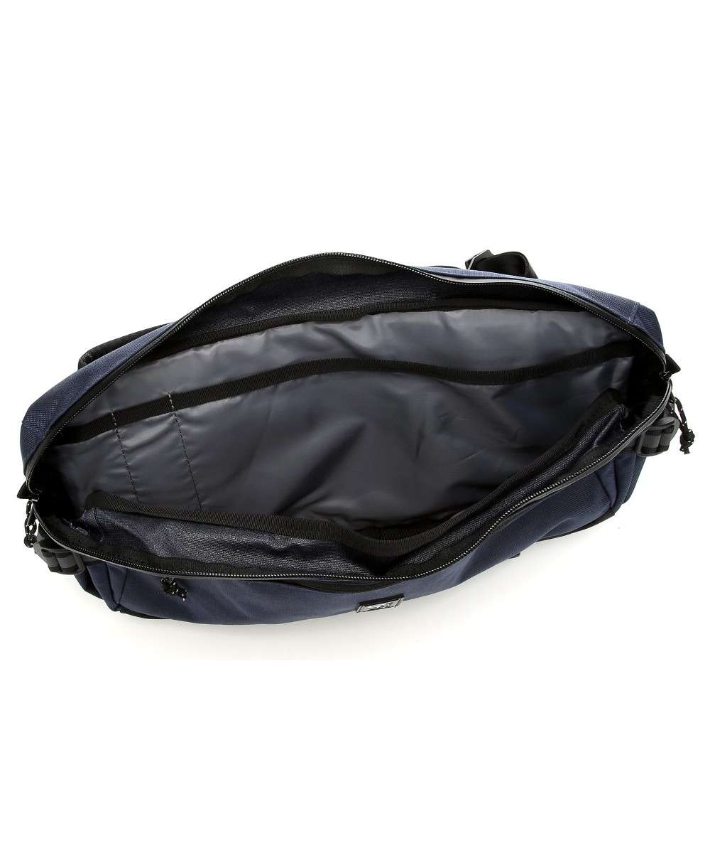 Chrome Kadet Nylon Skuldertaske Navy Aluminium