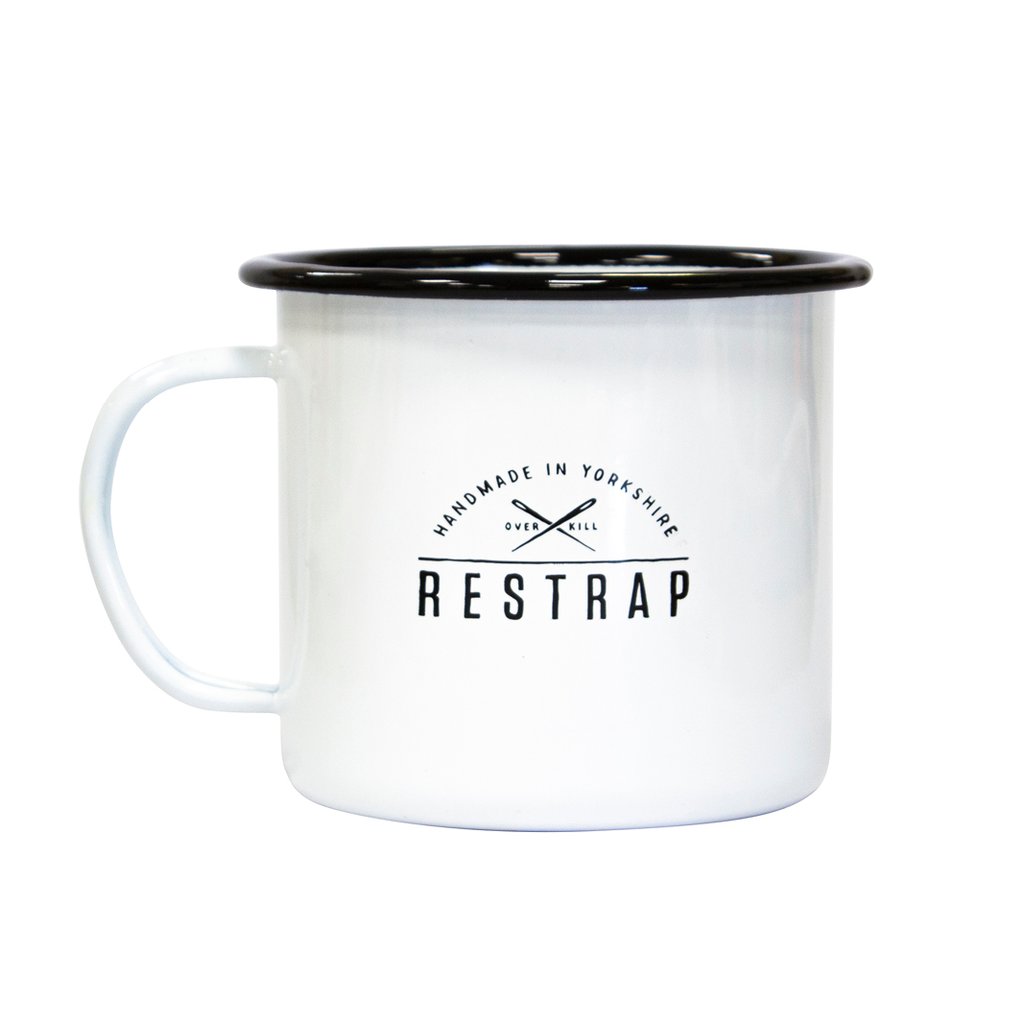 Restrap 20oz emaljekrus, (Det er rigtigt, en pint!)
