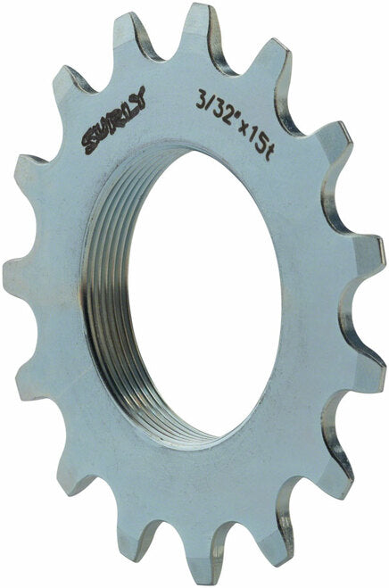 Surly Track tandhjul 3/32" 16T, sølv