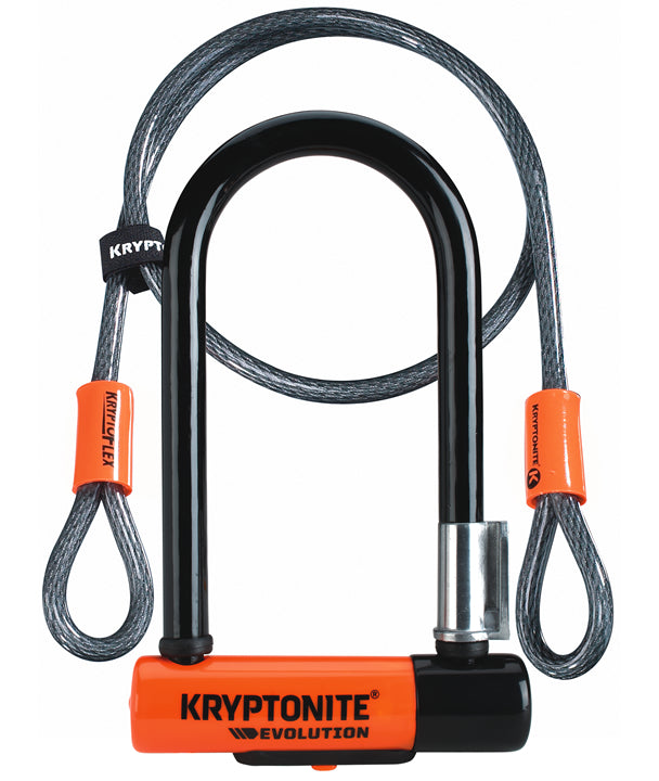 Kryptonite Evolution Mini-7 med fleksibelt kabel