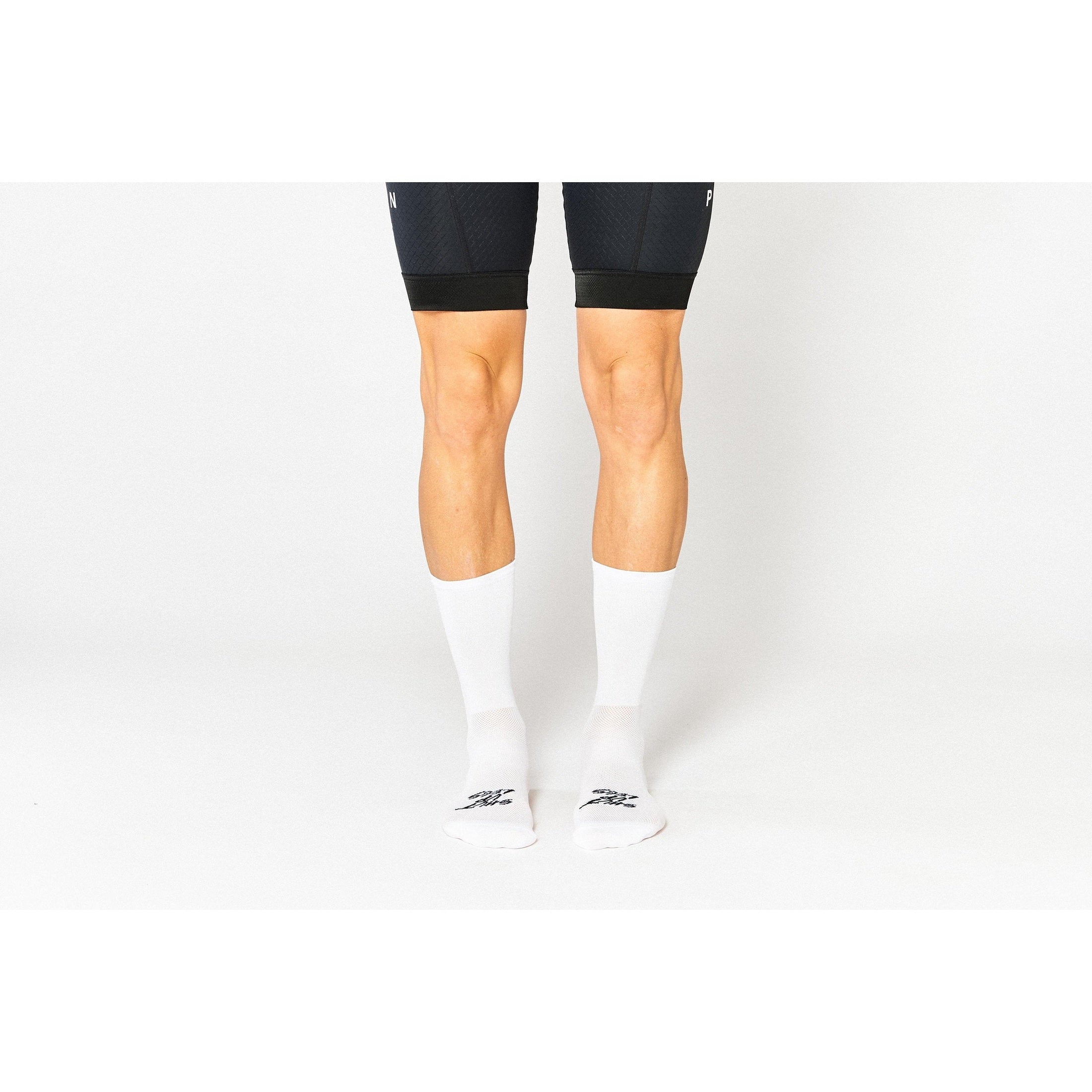 FINGERSCROSSED Shut Up Legs Hvide Cykelstrømper EU 47-50
