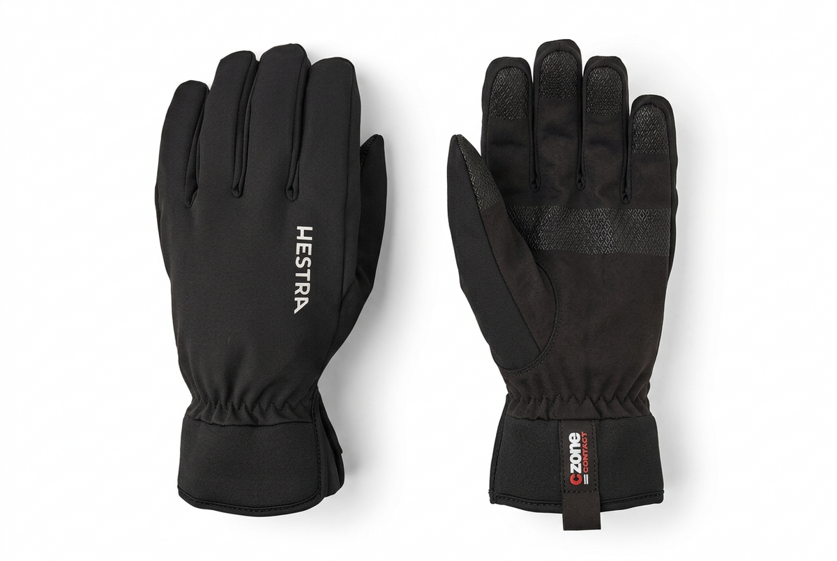Hestra CZone Contact - 5 Fingre / Sort 11