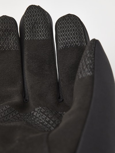 Hestra CZone Contact - 5 Fingre / Sort