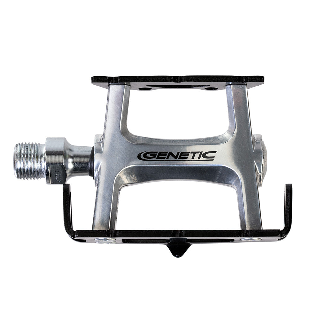 Genetic Pro Track Pedaler Sort/Sølv