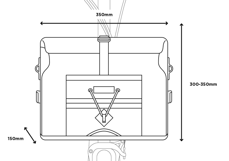 Restrap City Loader Taske - Sort