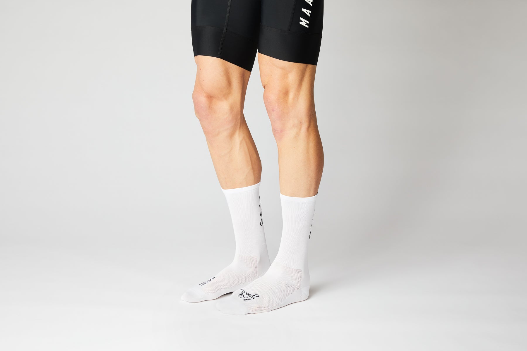 FINGERSCROSSED #666 HELL YEAH 3.0 Hvide Cykelstrømper