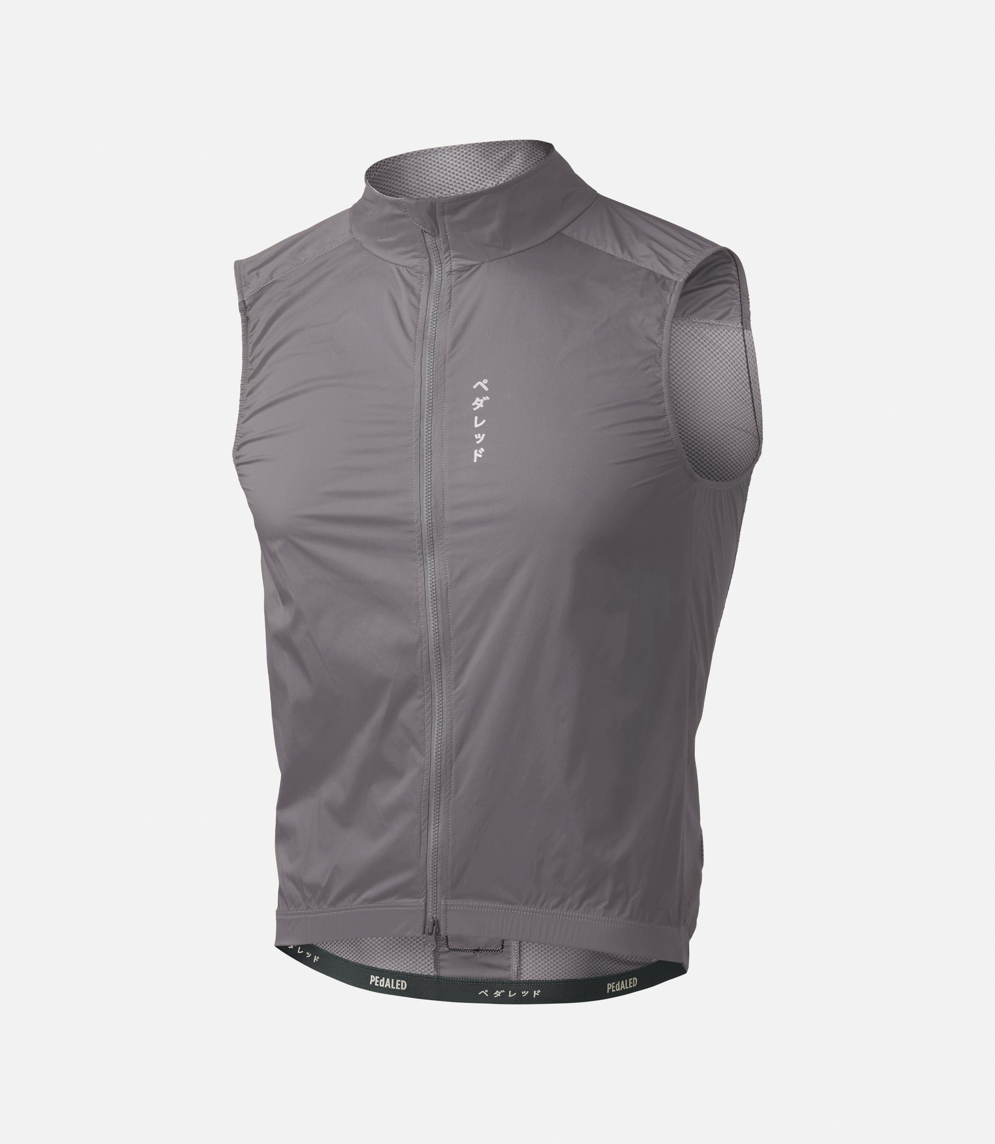 PEdALED Mirai Vindafvisende Vest - Mørk Mågegrå