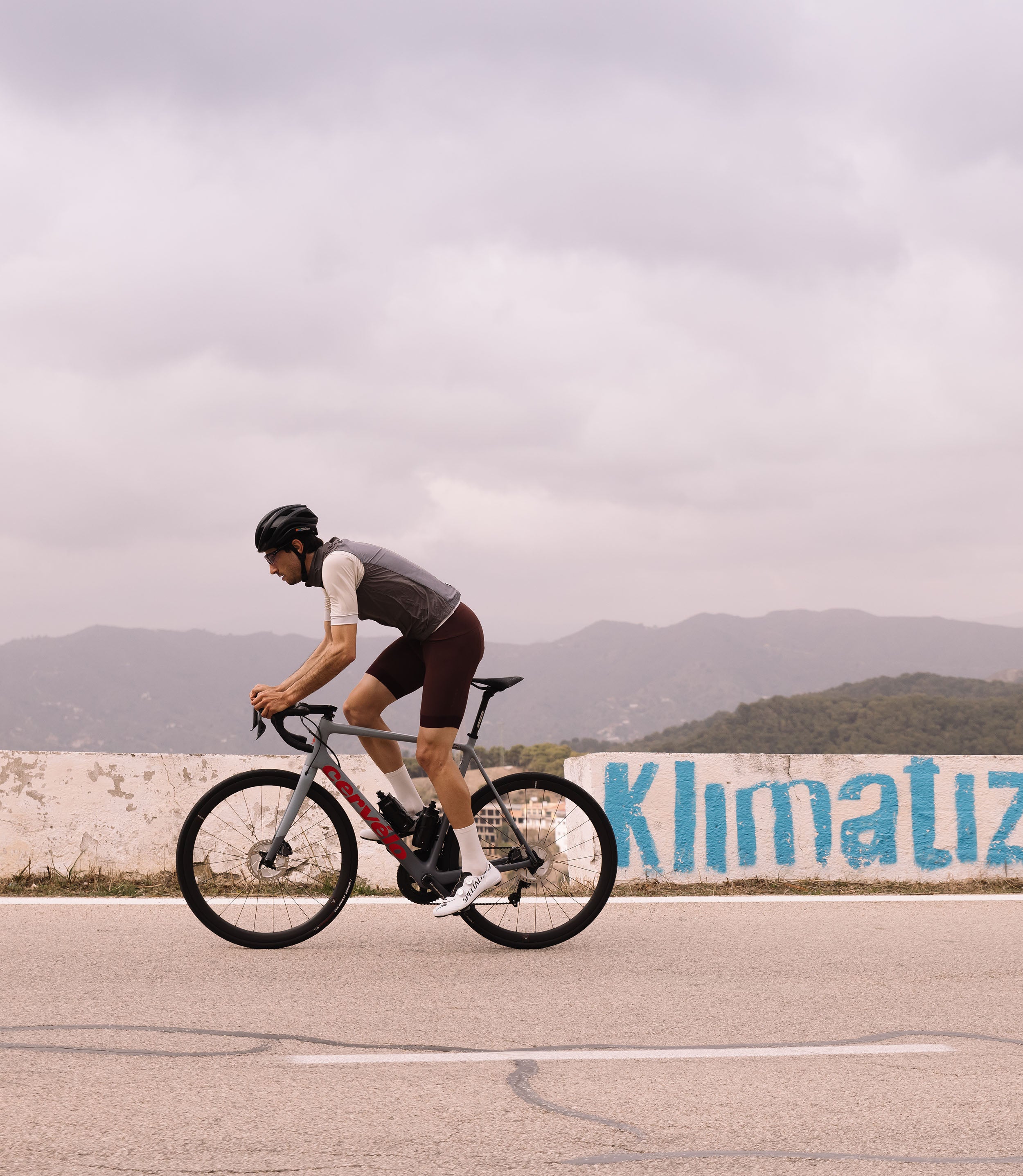 PEdALED Mirai Vindafvisende Vest - Mørk Mågegrå