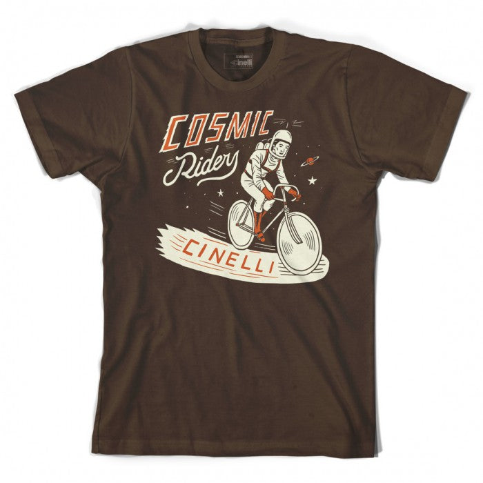 Cinelli Sergio Mora 'Cosmic Rider' brun T-shirt