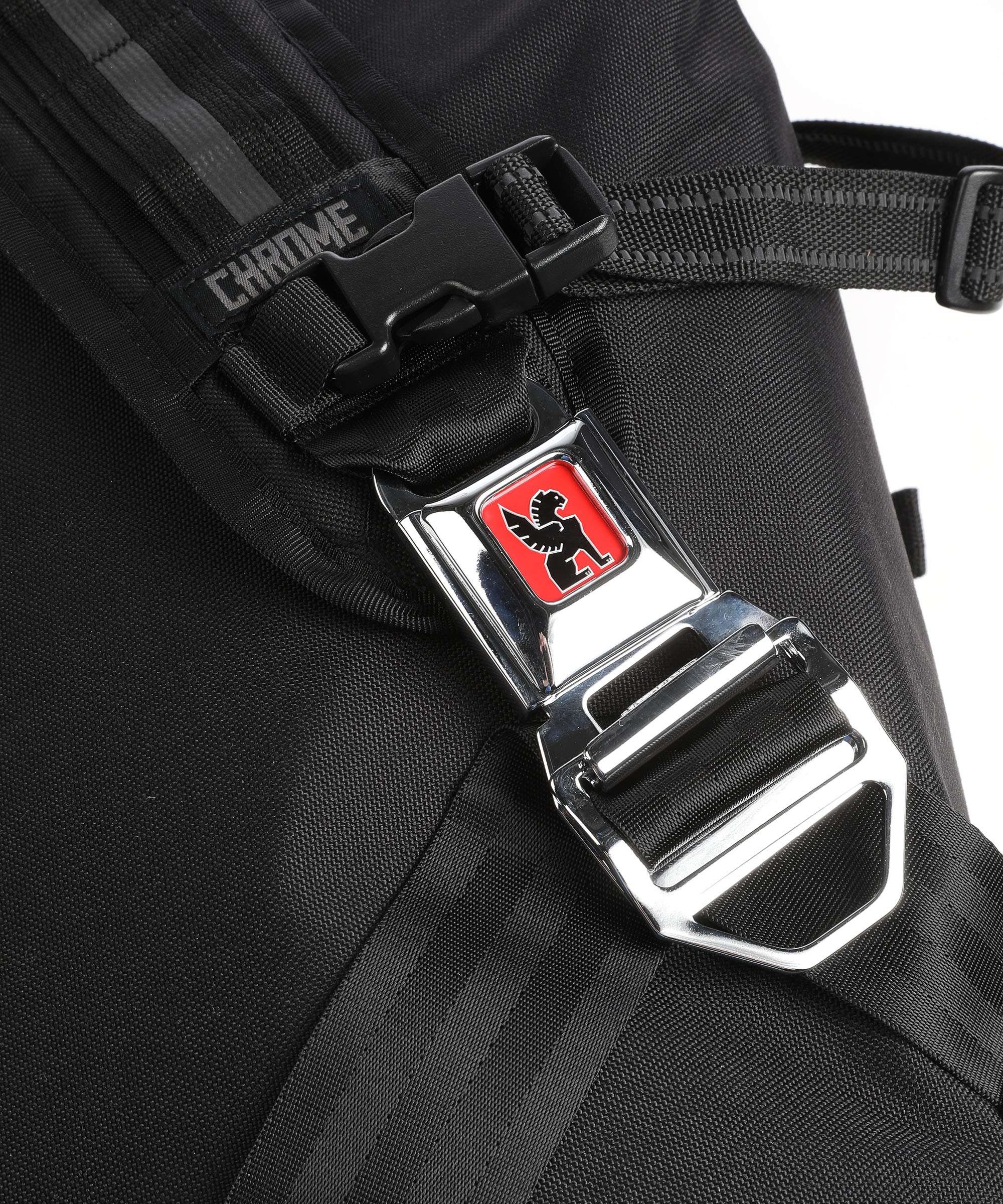 Chrome Industries Citizen Messenger Taske - Sort/Rød logo