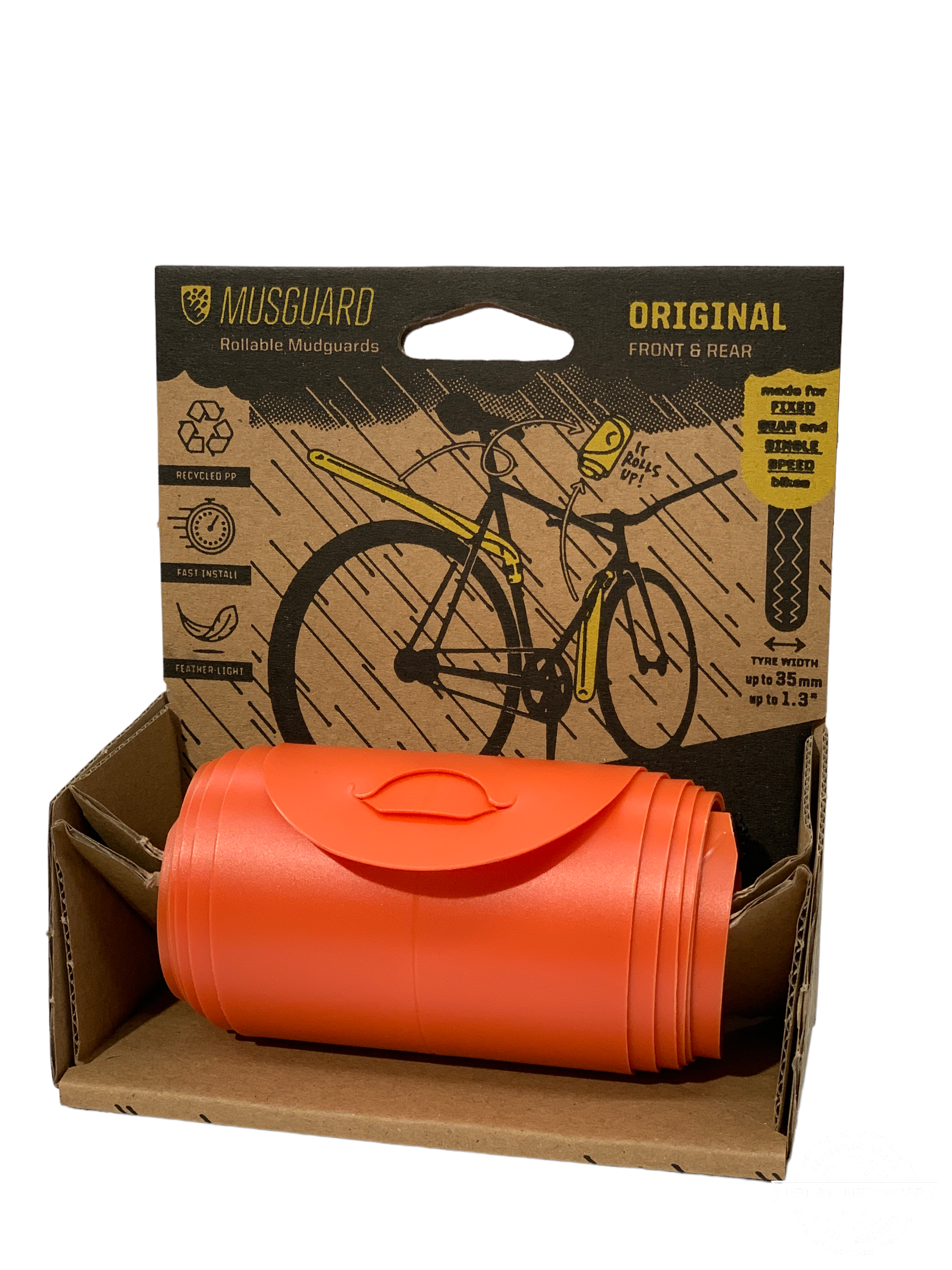 Musguard OG sæt skærme (for + bag) Orange