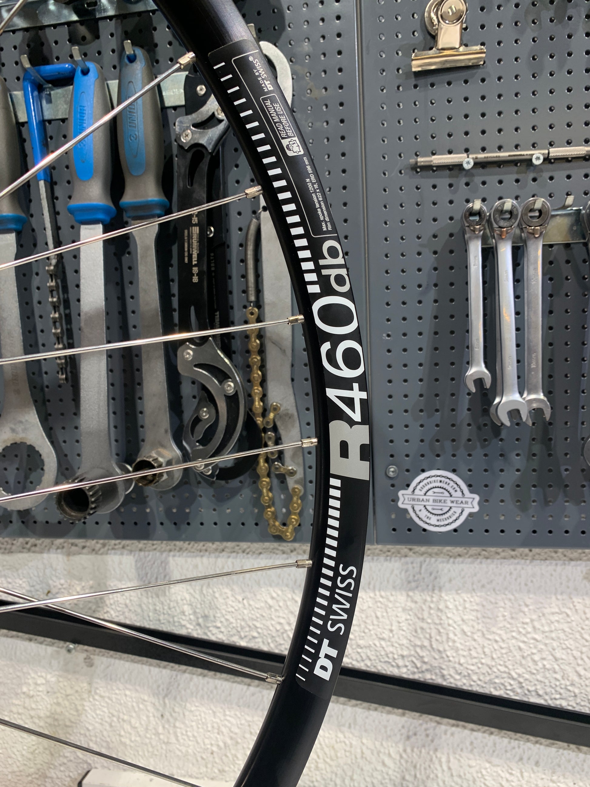 Singlespeed baghjul (UBW Custom Wheel) Halo Ridgeline / DT Swiss R 460 DB 135 OLD