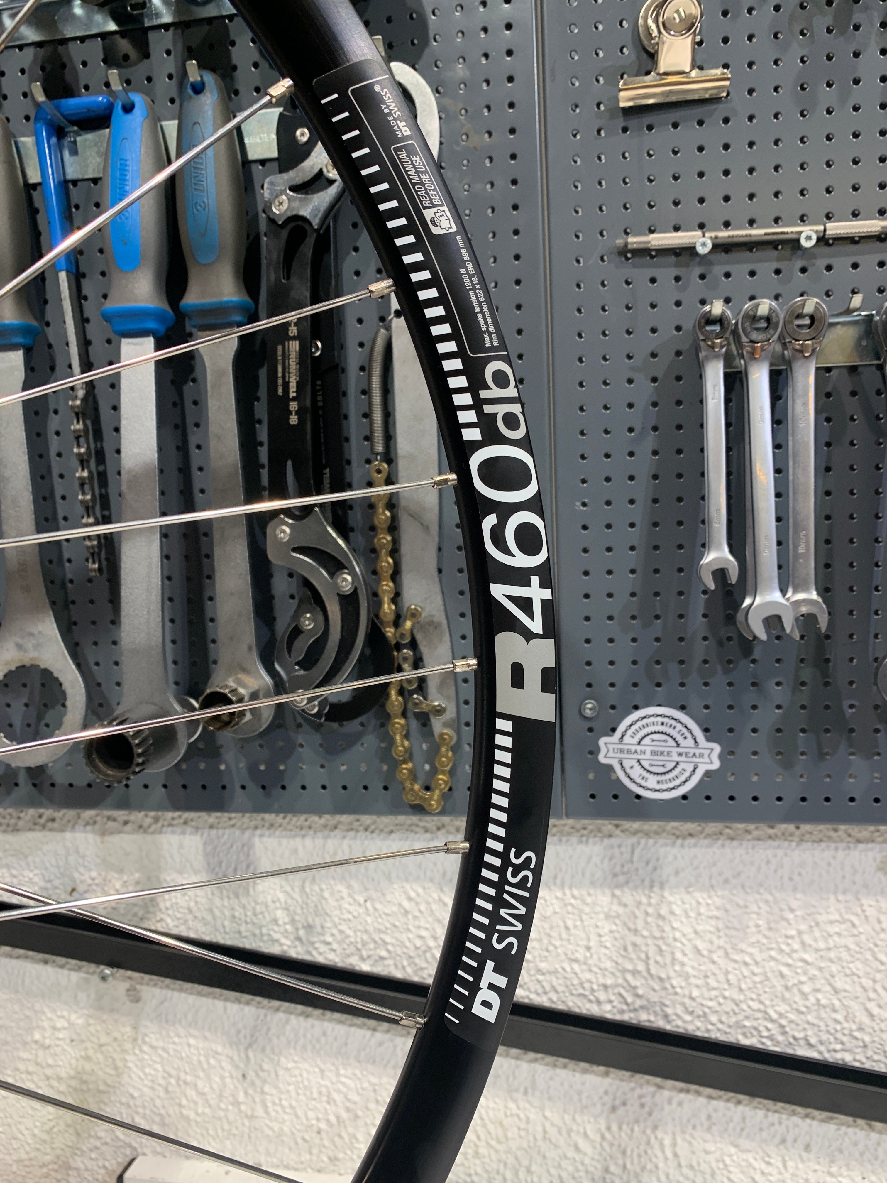 Singlespeed baghjul (UBW Custom Wheel) Halo Ridgeline / DT Swiss R 460 DB 135 OLD