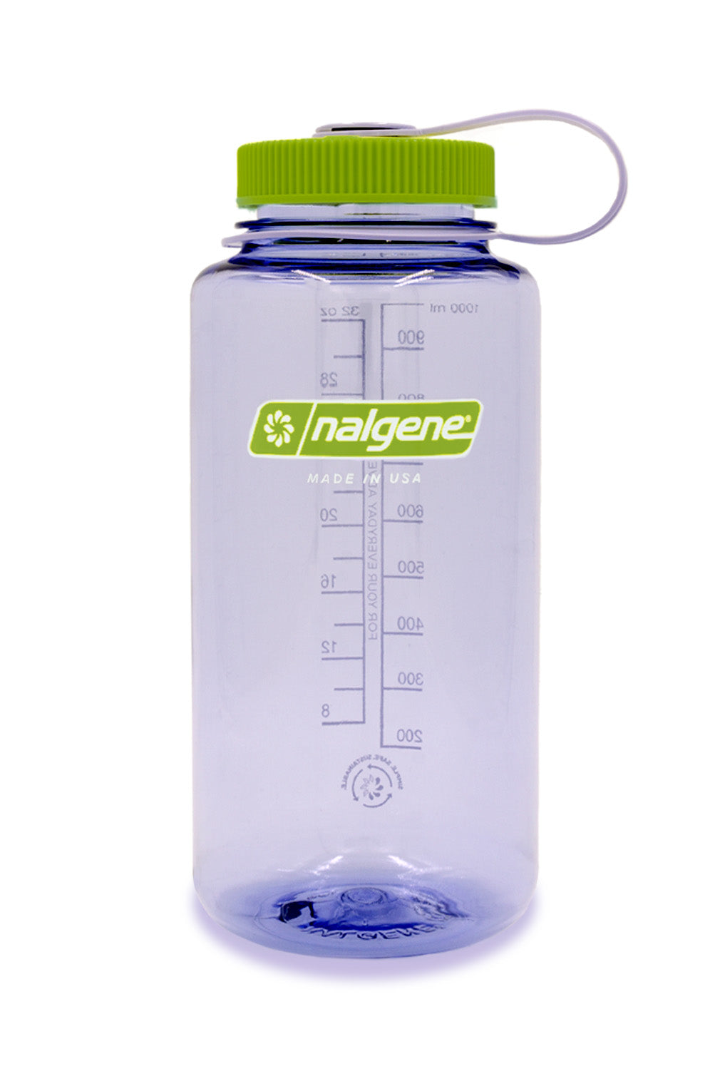 Nalgene bred mund Tritan vandflaske 1L, Duegrå Sustain
