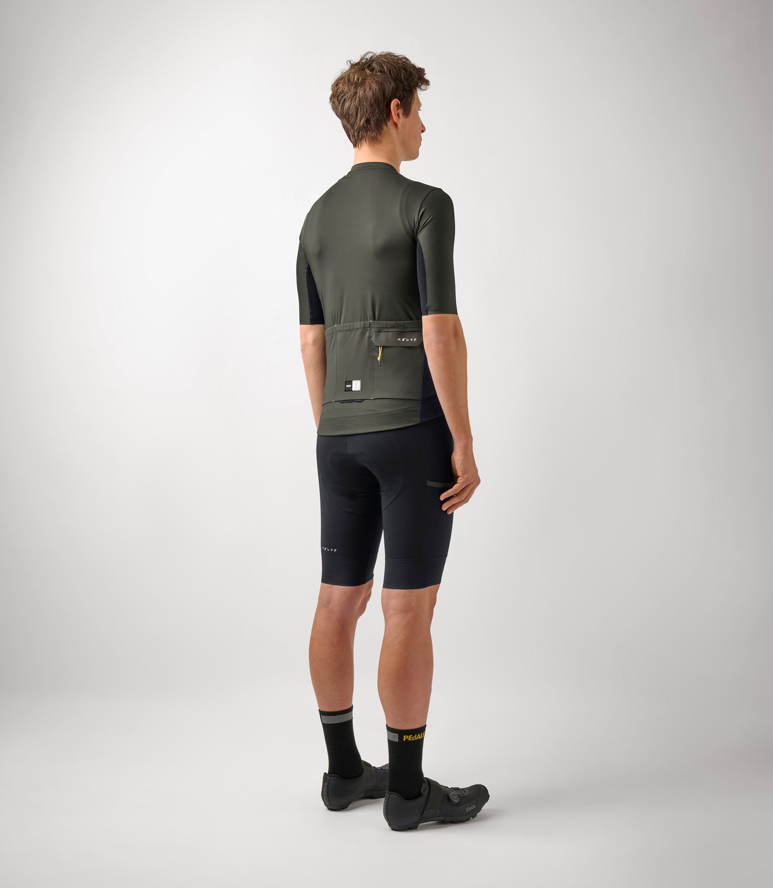 PEdALED Odyssey kortærmet cargo cykeltrøje - Grå Ink