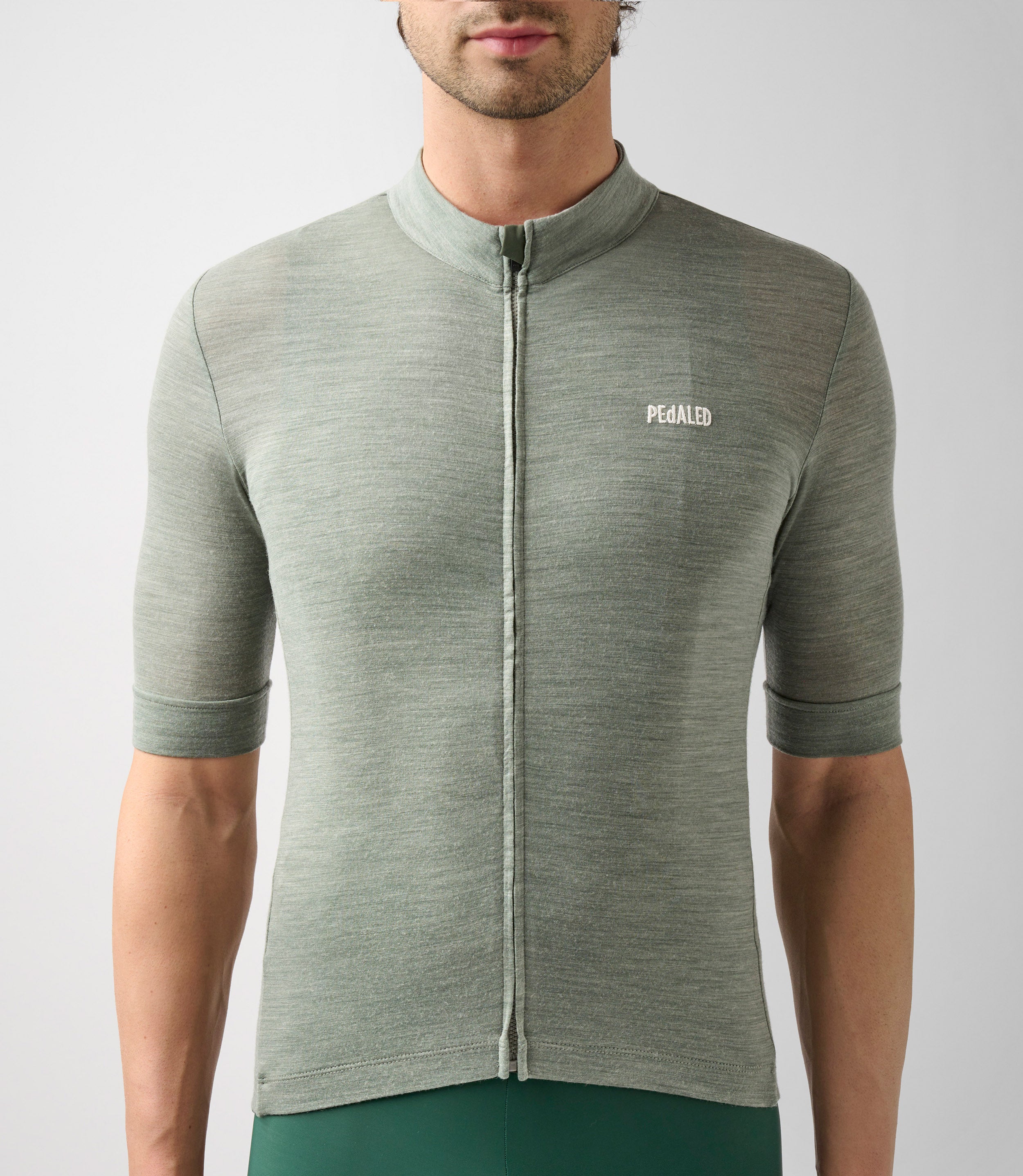 PEdALED Essential Merino Trøje - Militærgrøn