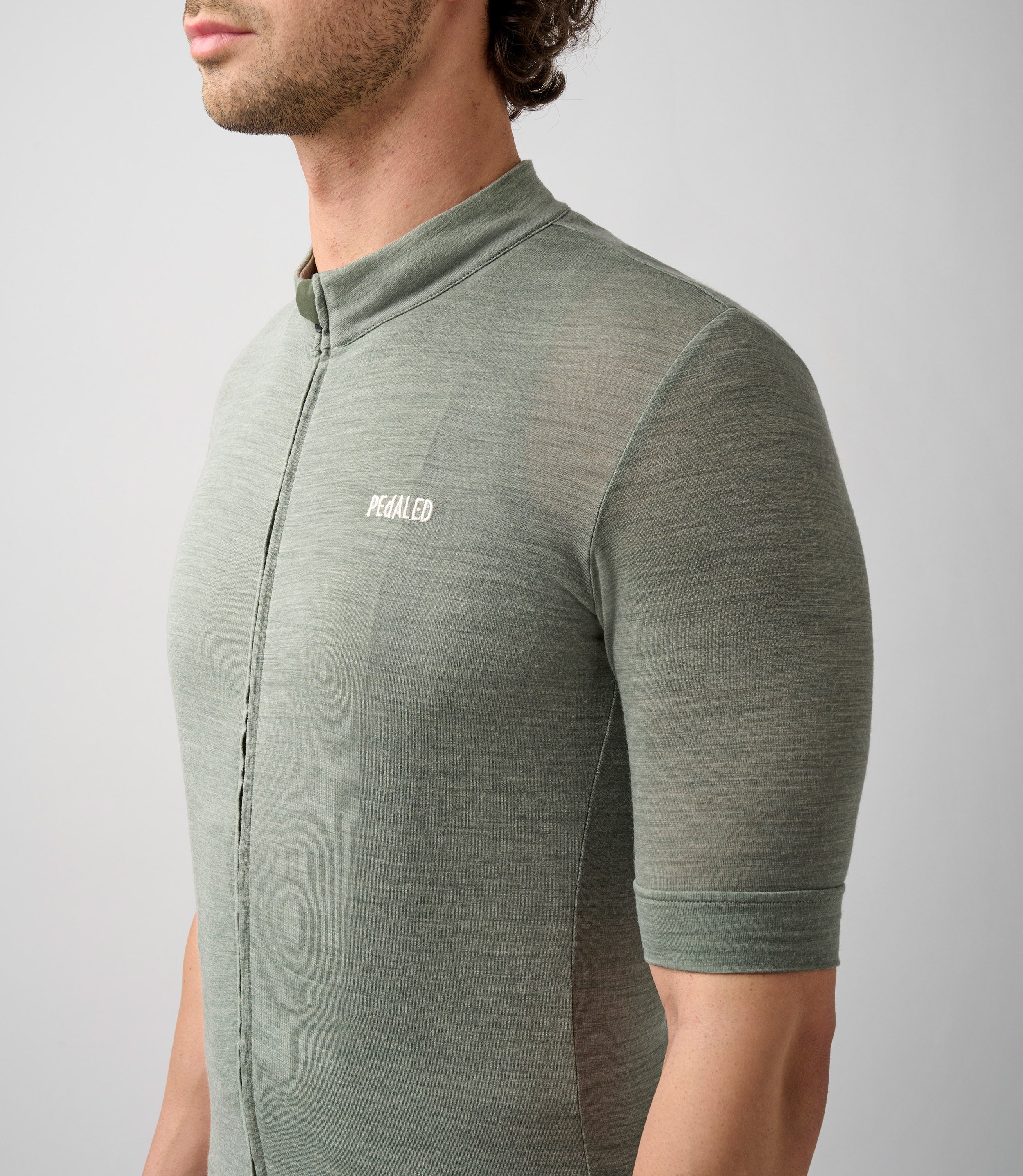 PEdALED Essential Merino Trøje - Militærgrøn