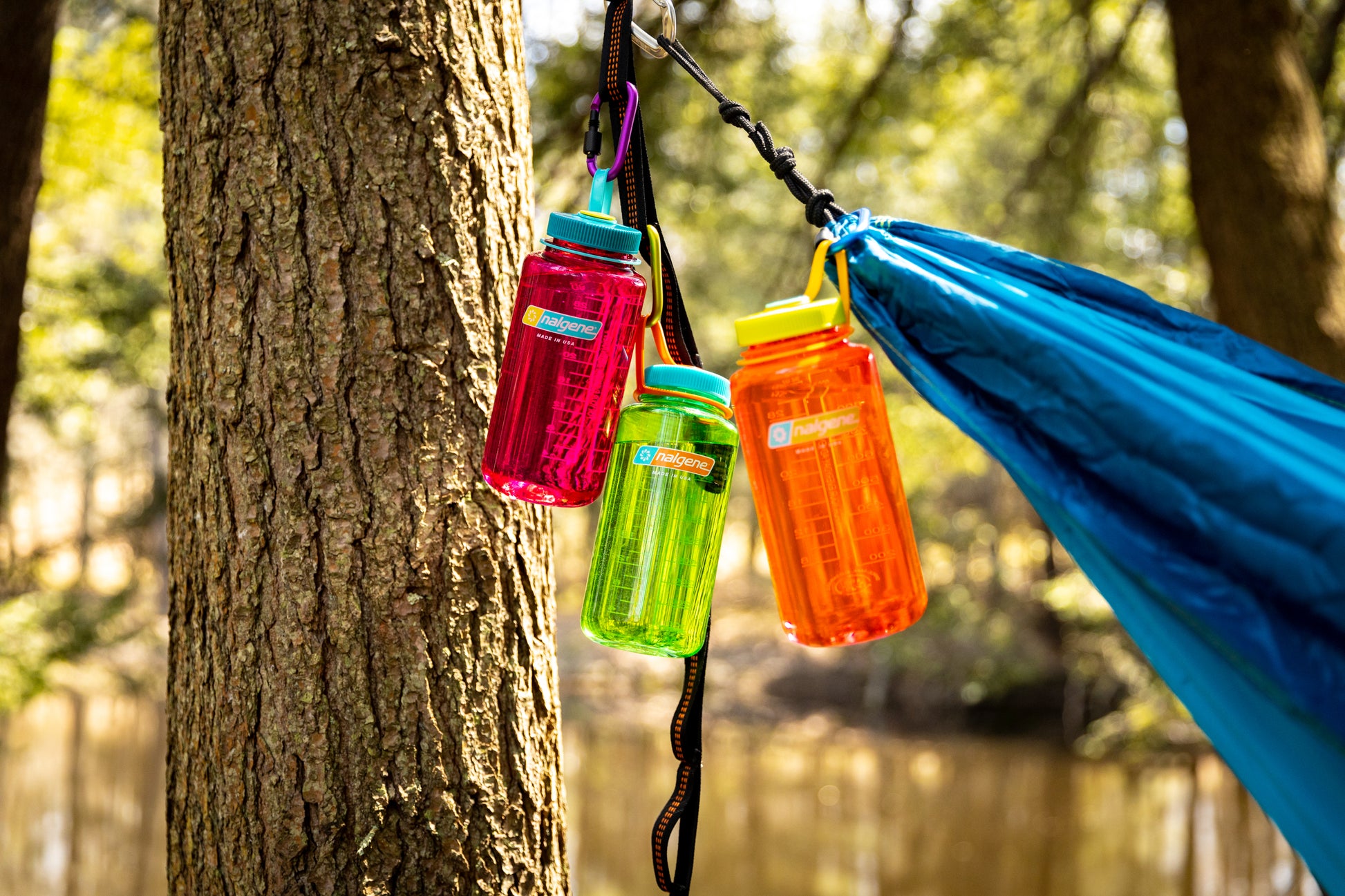 Nalgene Vandflaske med bred mund 1L, Olive Sustain