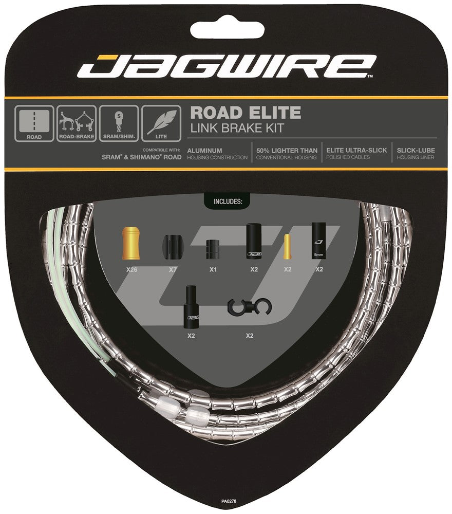 Jagwire Landevej Elite Link STS-EL-behandlet Sølv