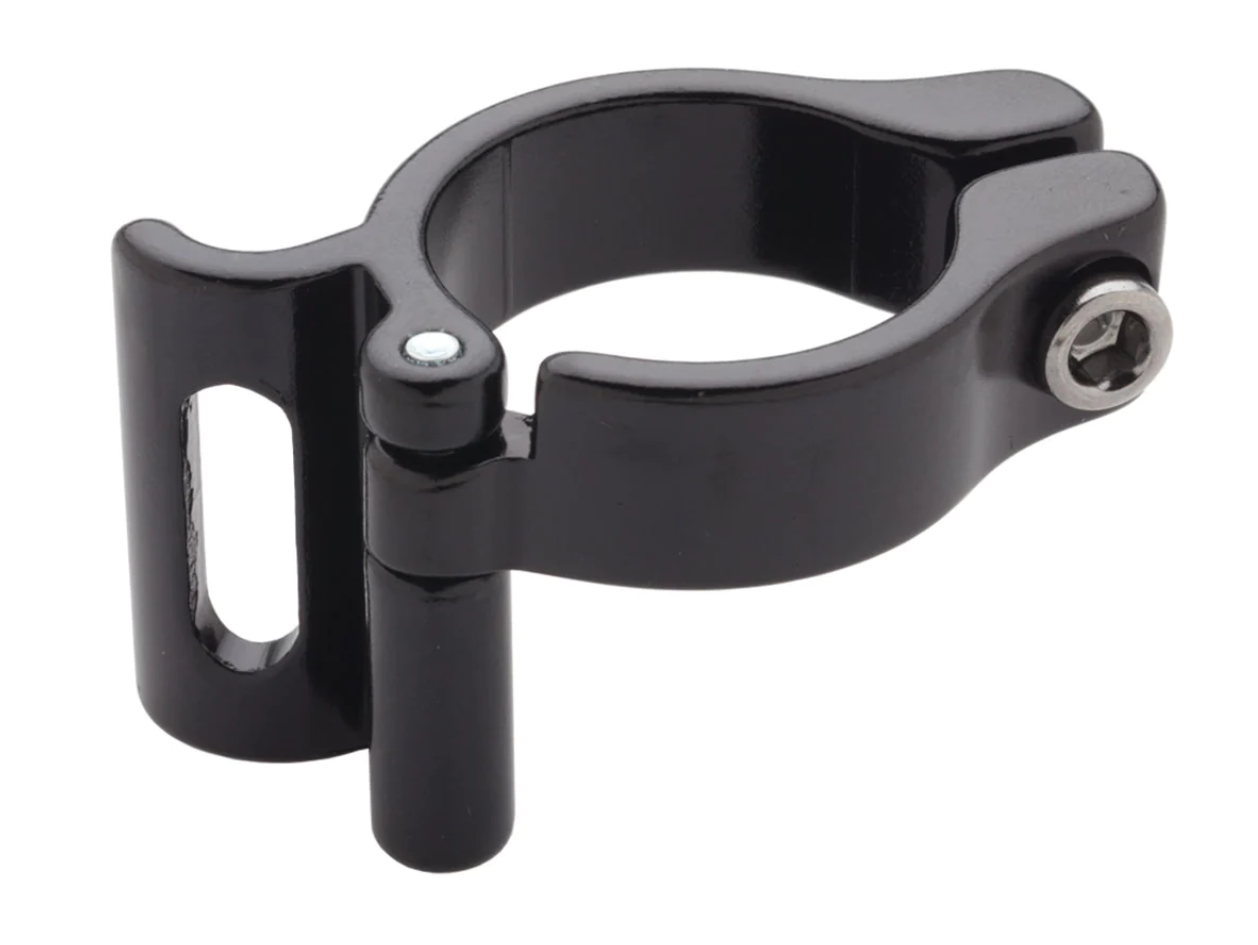 Problem Solvers Braze-On Front Derailleur Clamp, 28,6mm Sort
