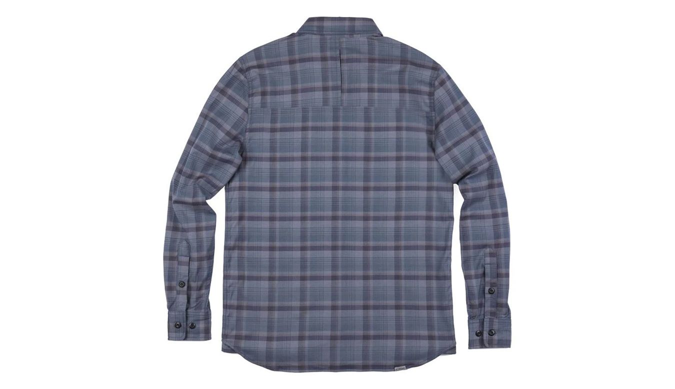 Chrome Industries vævet stretch arbejdsskjorte - Midnatsblå