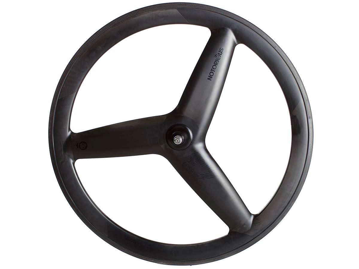BLB Notorious Z3 Fuldt Carbon Forhjul - Sort
