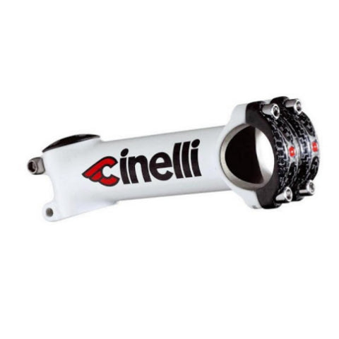 Cinelli Graphis Styrfitting Carbon Plade Bianca