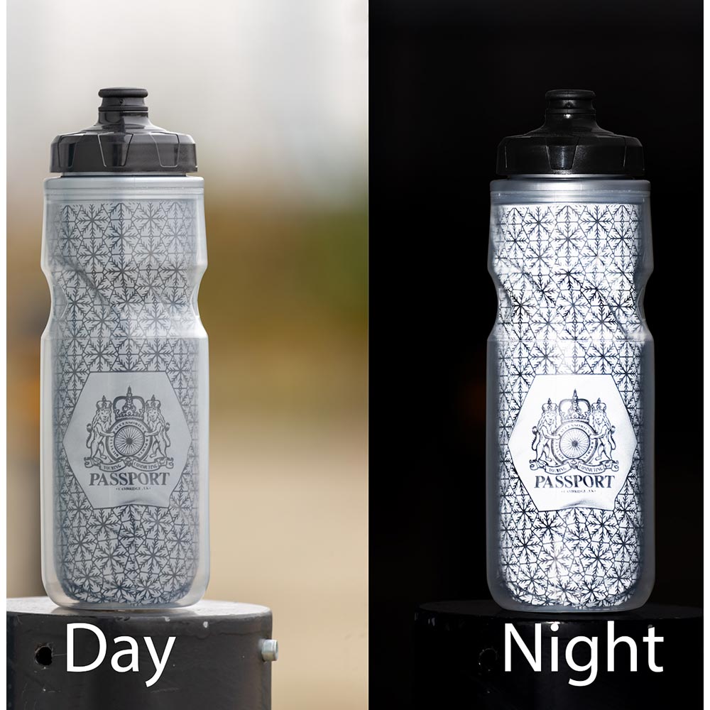 Passport Frostbright Isoleret (Red) Reflekterende Vandflaske 550ml